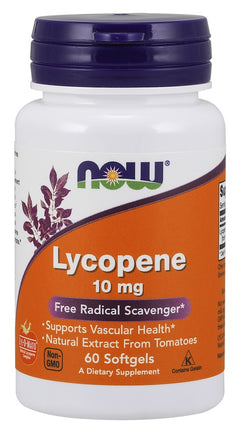 NOW Foods Lycopene 10mg 60 softgels