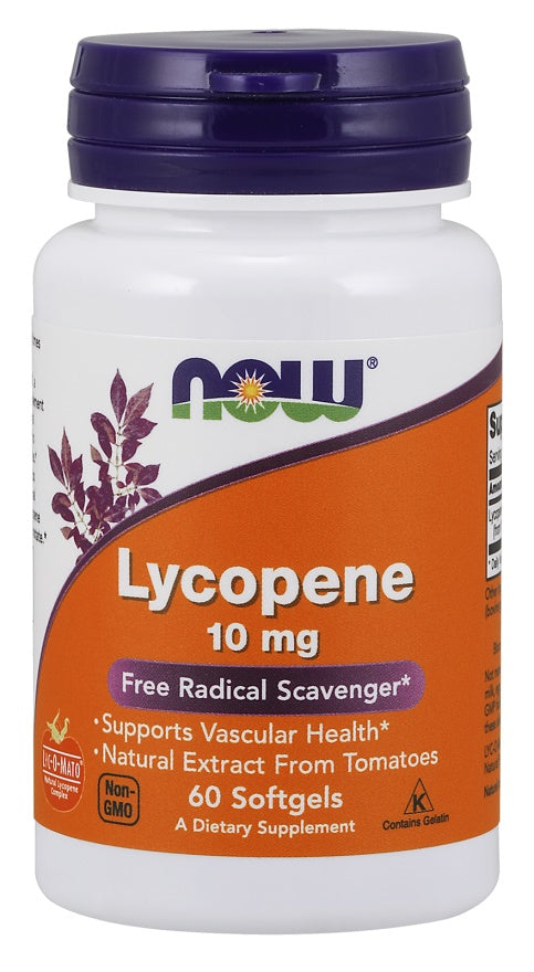 NOW Foods Lycopene 10mg 60 softgels