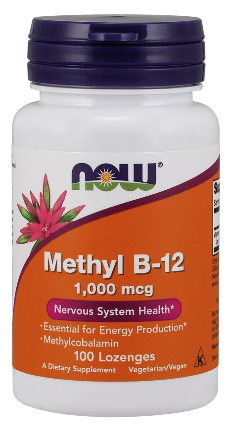 NOW Foods Methyl B-12 1000mcg 100 lozenges