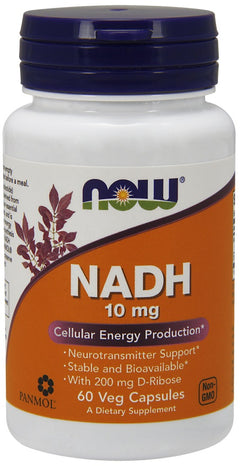NOW Foods NADH 10mg 60 vcaps