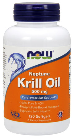 NOW Foods Krill Oil 500mg 120 softgels