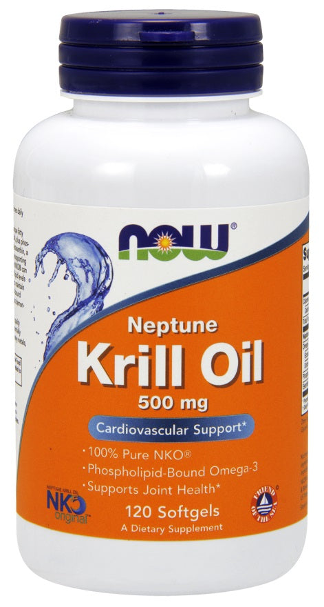 NOW Foods Krill Oil 500mg 120 softgels