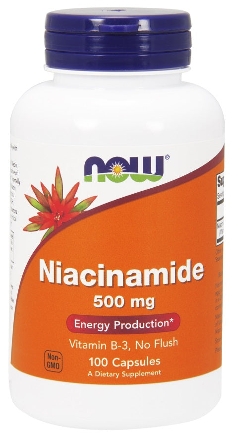 NOW Foods Niacinamide 500mg 100 caps