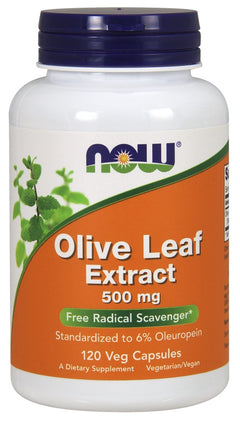 NOW Foods Olive Leaf Extract 500mg 120 vcaps