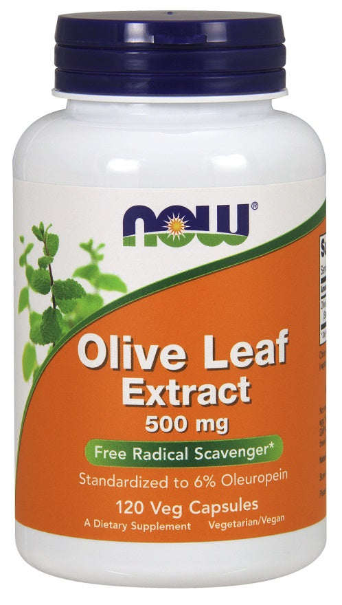 NOW Foods Olive Leaf Extract 500mg 120 vcaps