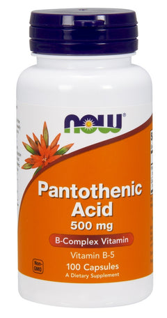 NOW Foods Pantothenic Acid 500mg 100 caps