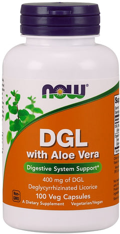 NOW Foods DGL with Aloe Vera 100 vcaps