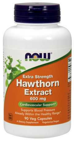 NOW Foods Hawthorn Extract 600mg Extra Strength 90 vcaps
