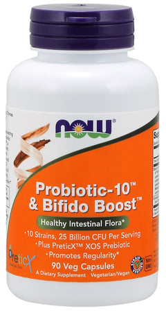 NOW Foods Probiotic-10 & Bifido Boost 90 vcaps