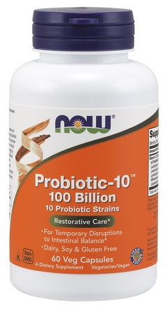 NOW Foods Probiotic-10 100 Billion 60 vcaps