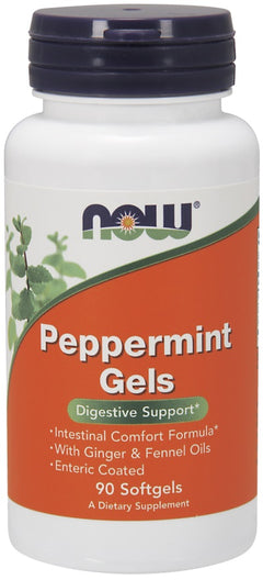 NOW Foods Peppermint Gels 90 softgels