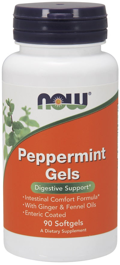 NOW Foods Peppermint Gels 90 softgels