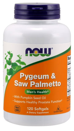 NOW Foods Pygeum & Saw Palmetto 120 softgels