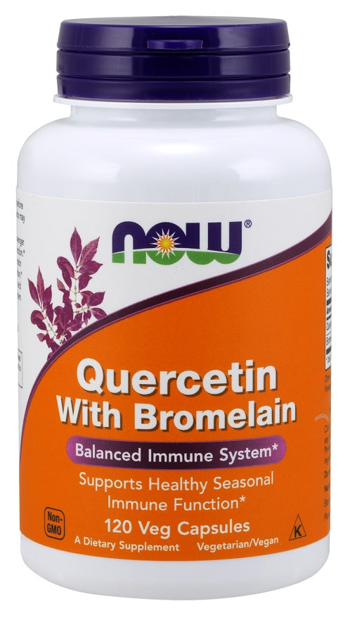 NOW Foods Quercetin with Bromelain 120 vcaps