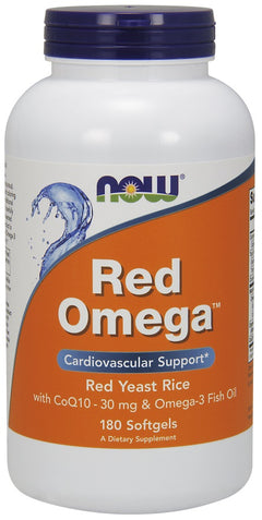 NOW Foods Red Omega (Red Yeast Rice) 180 softgels