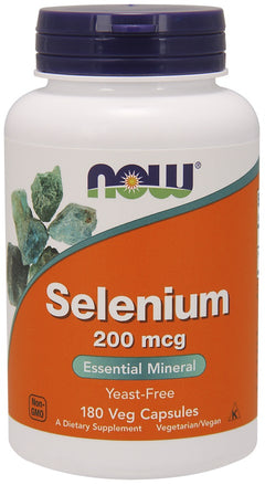 NOW Foods Selenium 200mcg 180 vcaps