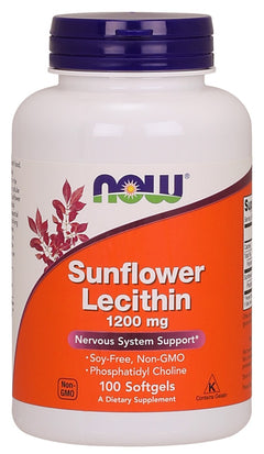 NOW Foods Sunflower Lecithin 1200mg 100 softgels