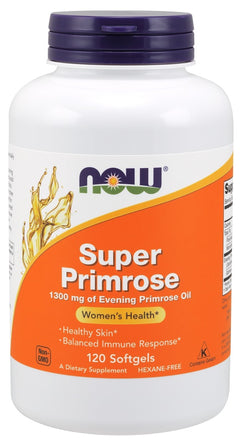 NOW Foods Super Primrose 1300mg 120 softgels