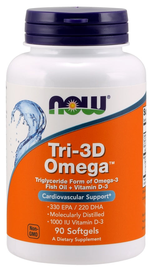 NOW Foods Tri-3D Omega 90 softgels