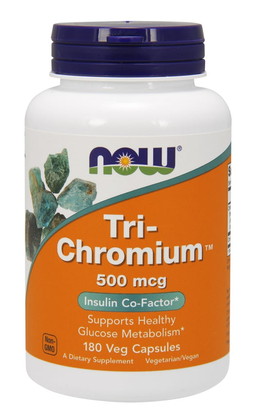 NOW Foods Tri-Chromium 500mcg 180 vcaps