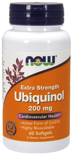 NOW Foods Ubiquinol 200mg 60 softgels