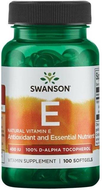 Swanson Vitamin E 400 IU Natural 100 softgels