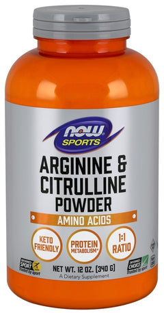 NOW Foods Arginine & Citrulline Powder 340g