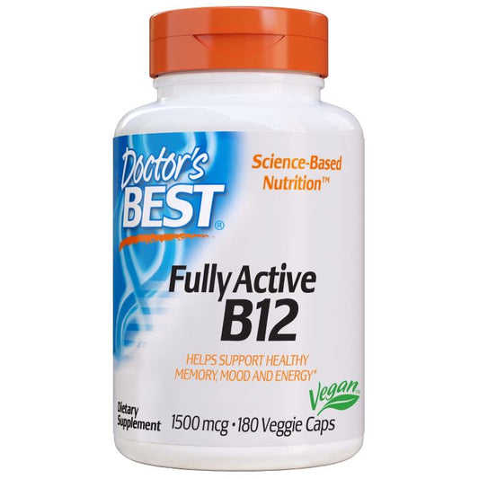 Doctor's Best Fully Active B12 1500mcg 180 vcaps