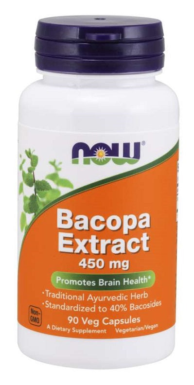 NOW Foods Bacopa Extract 450mg 90 vcaps