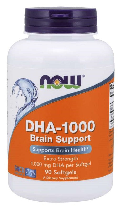 NOW Foods DHA-1000 Brain Support 90 softgels