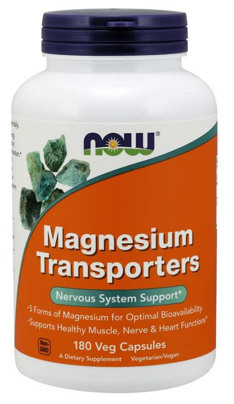 NOW Foods Magnesium Transporters 180 vcaps