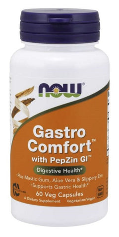 NOW Foods Gastro Comfort with PepZin GI 60 vcaps