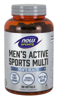 NOW Foods Men's Active Sports Multi 180 softgels