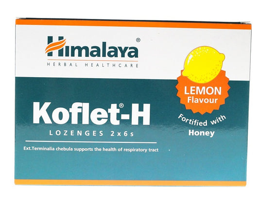 Himalaya Koflet-H Lemon 12 lozenges