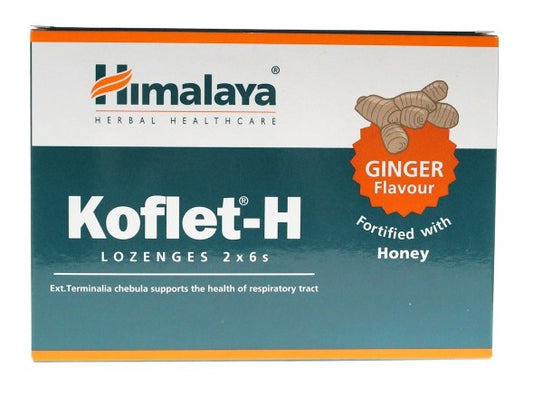 Himalaya Koflet-H Ginger 12 lozenges