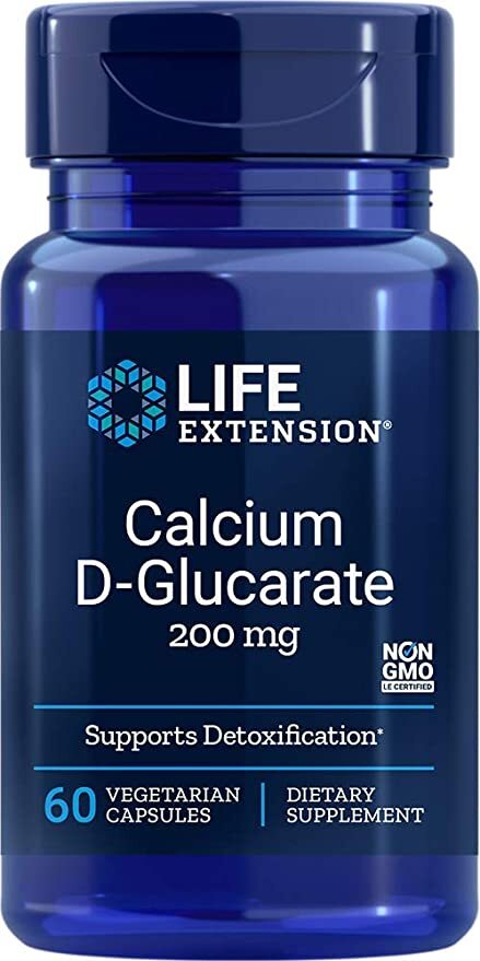 Life Extension Calcium D-Glucarate 200mg 60 vcaps