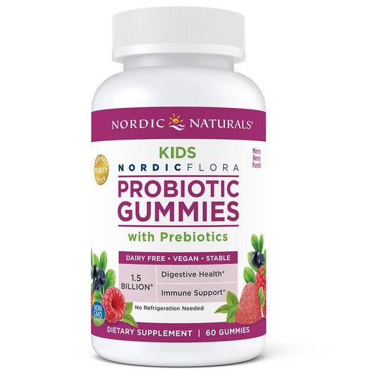 Nordic Naturals Probiotic Gummies Kids Merry Berry Punch 60 gummies