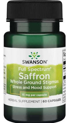 Swanson Full Spectrum Saffron 15mg 60 caps