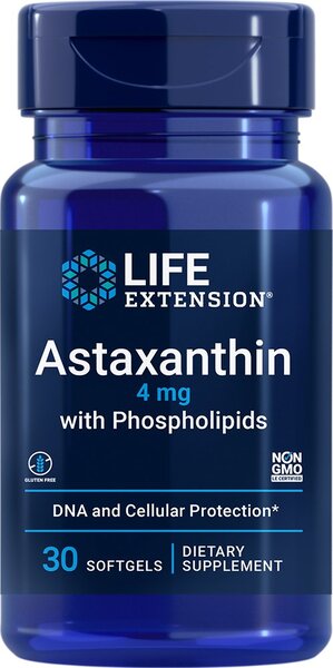 Life Extension Astaxanthin with Phospholipids 4mg 30 softgels