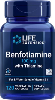 Life Extension Benfotiamine with Thiamine 100mg 120 vcaps