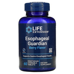 Life Extension Esophageal Guardian Berry Flavor 60 vegetarian chewable tabs