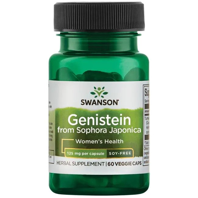 Swanson Genistein from Sophora Japonica 125mg 60 vcaps