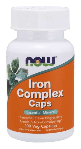 NOW Foods Iron Complex Caps 100 vcaps