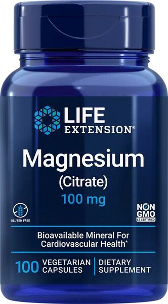 Life Extension Magnesium (Citrate) 100mg 100 vcaps