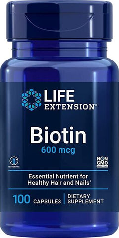 Life Extension Biotin 600mcg 100 caps