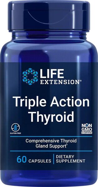 Life Extension Triple Action Thyroid 60 caps