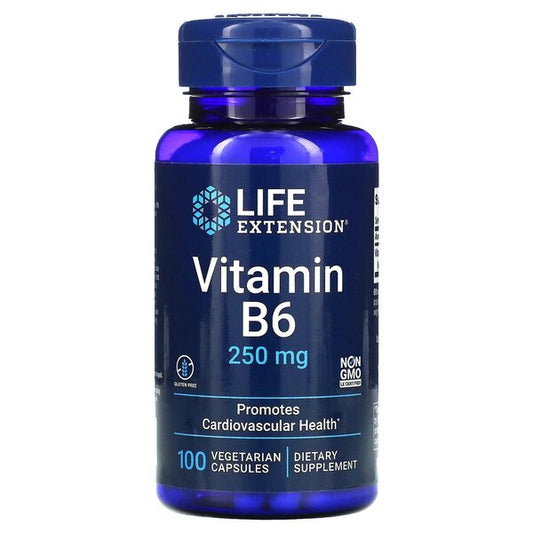 Life Extension Vitamin B6 250mg 100 vcaps