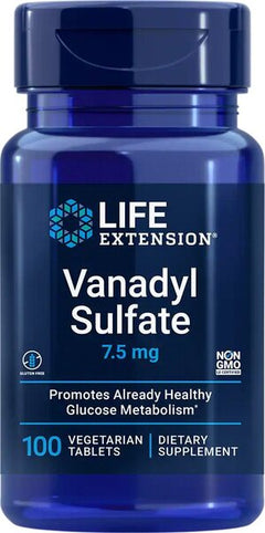 Life Extension Vanadyl Sulfate 75mg 100 vegetarian tabs
