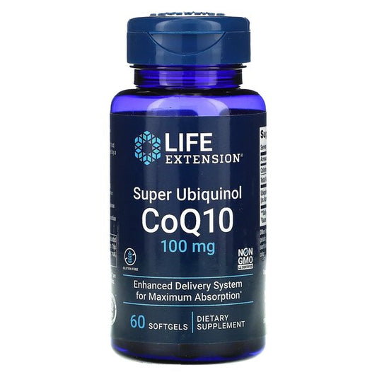 Life Extension Super Ubiquinol CoQ10 100mg 60 softgels
