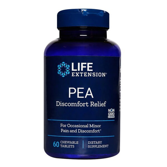 Life Extension PEA Discomfort Relief 60 chewable tablets